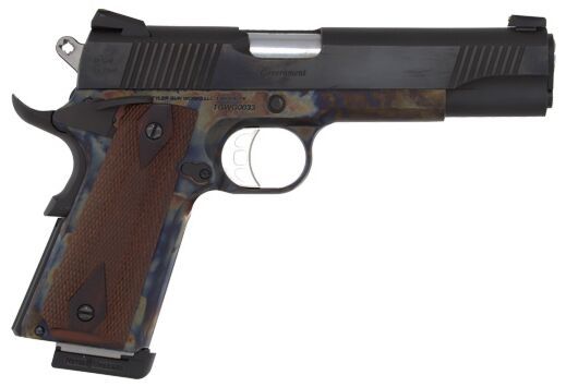 Tyler Gunworks 1911 Govt .45acp Semi-Automatic Pistol - 8 Rounds | 5" Barrel | Wood Grips | Blue/Black | Adjustable Sights