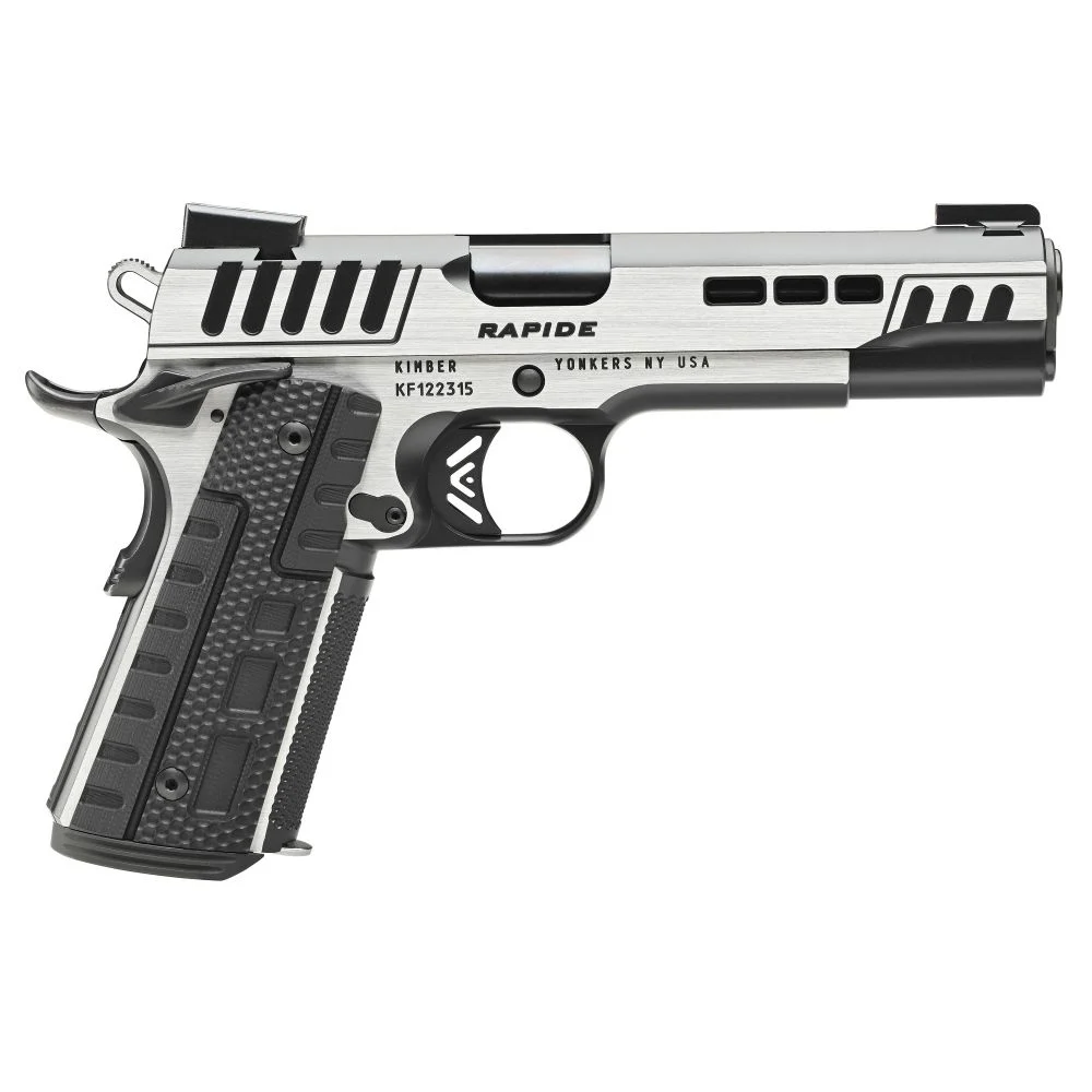 Kimber 1911 Rapide Scorpius 45 ACP Semi Auto Pistol - 8+1 Rounds | 5" Barrel | Stainless/Silver