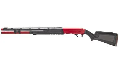 Savage Renegauge Competition 12 Gauge Shotgun - 9+1 Rounds | 24" Barrel | 3" Chamber | Red Stock | Synthetic | Blue/Black