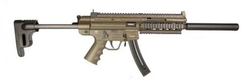 German Sports Guns GSG-16 16.25" 22 Long Rifle Semi Auto Rifle - 22+1 Rounds | 16.25" Barrel | Adjustable Stock | Synthetic | Green