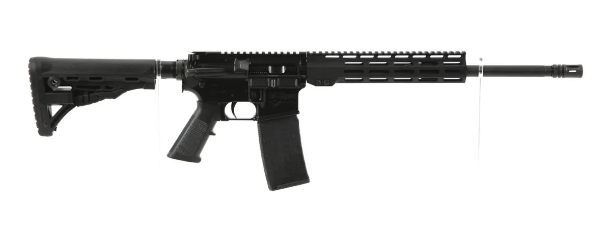 Advanced Tactical Mil-Sport 223 Remington/5.56 NATO AR15 Semi Auto Rifle - 30 Rounds | 16" Barrel | Collapsible Stock | Synthetic | Blue/Black