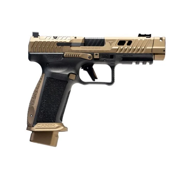 Canik TTI Combat 9mm 4.6" Optic Cut Slide, Bronze Cerakote, 10+1 - 10+1 Rounds | 4.60" Barrel