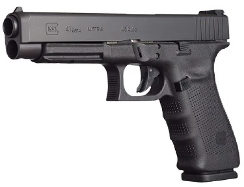 Glock G41 Gen4 45 ACP Pistol - 13+1 Rounds | 5.3" Barrel | Polymer Grips | Glock Fixed Rear Sights
