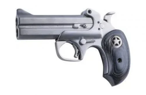 Bond Arms Ranger II 357 Magnum Derringer - 2 Rounds | 4.25" Barrel | Wood Grips | Stainless/Silver