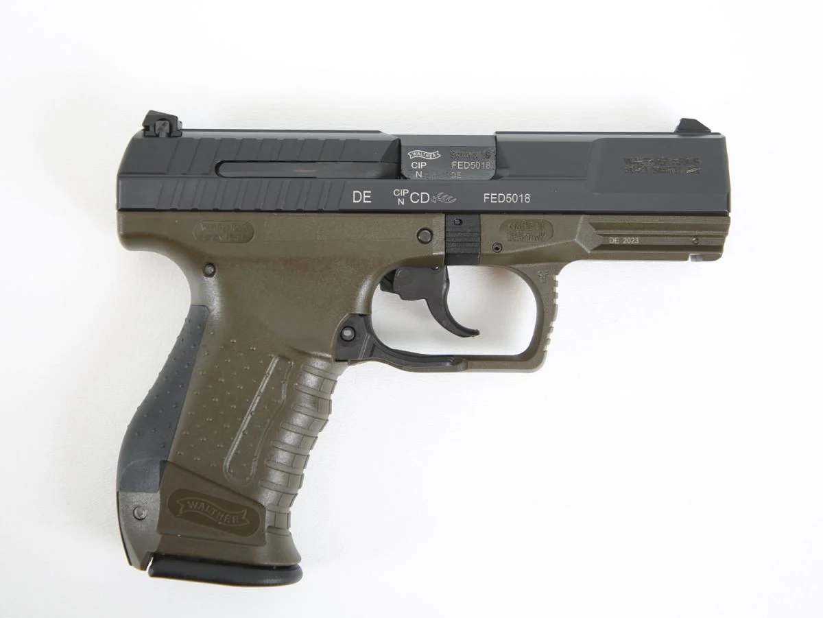Walther Arms P99 AS Final Edition 9mm Black Slide/OD Green Frame 15+1 - 15+1 Rounds | 4" Barrel