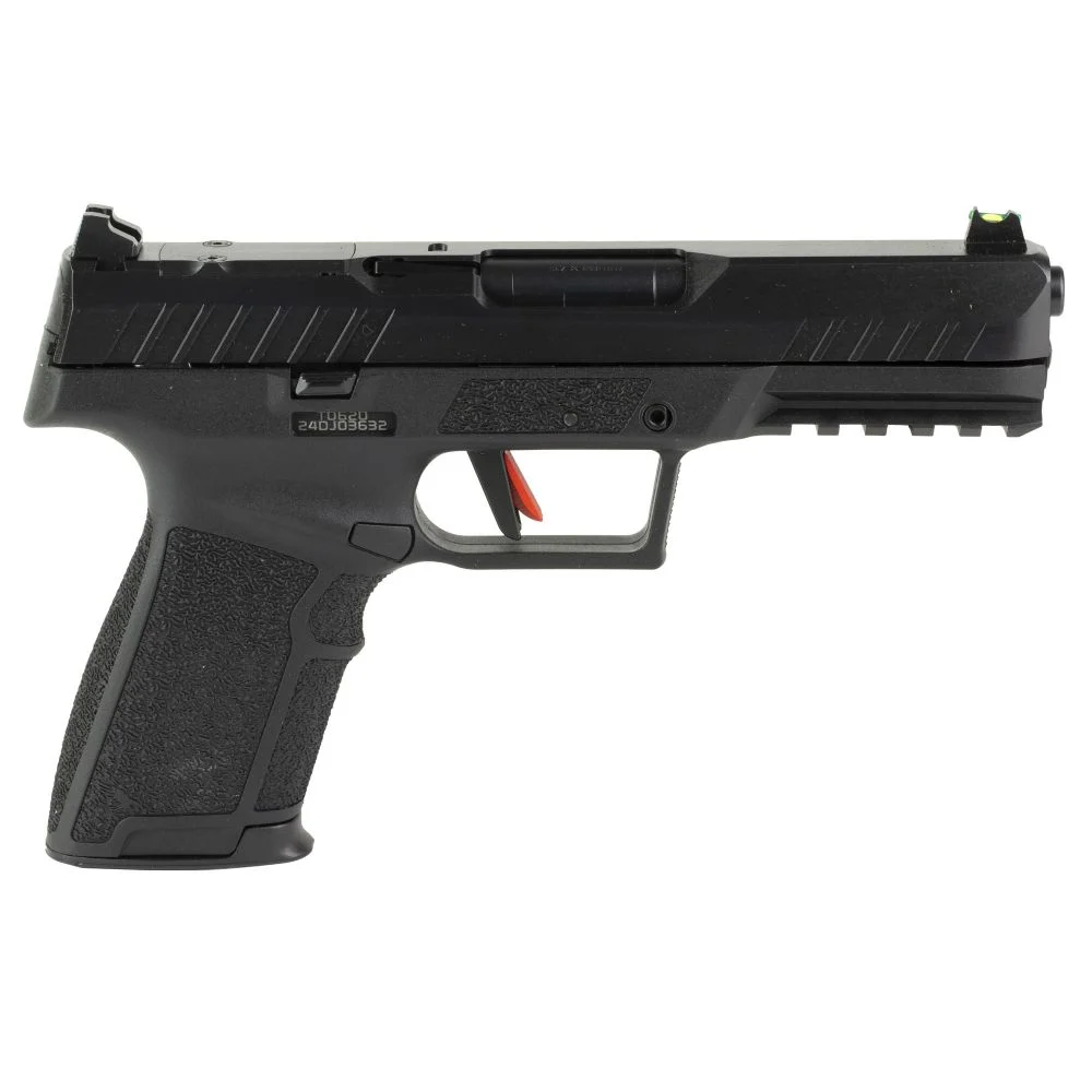 Tisas PX-5.7 Optic Ready 5.7x28mm Semi Auto Pistol - 20+1 Rounds | 4.8" Barrel | Polymer Grips | Black | Fiber Optic Sights