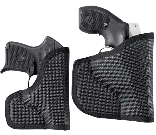 Desantis Gunhide Nemesis Black Colt Mustang/Pocketlite/Pony Slick Pac - Black Color | Slick Pack Cloth Material | Pocket Size | Pocket Holster Type