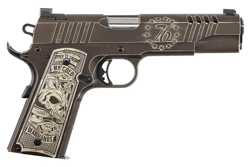 AUTO-ORDNANCE 1911 .45 ACP 5" COLD DEAD HANDS EDITION - 7 Rounds | 5" Barrel | Metal Grips