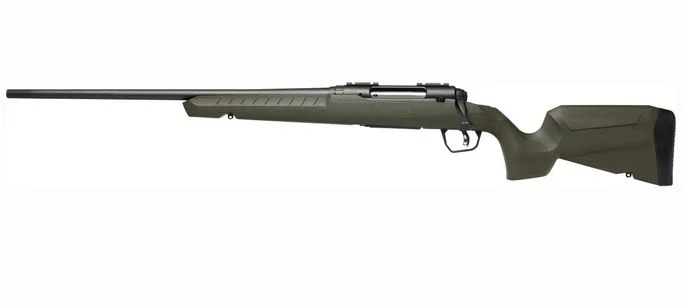 Savage Axis 2 Green Compact Left Hand 350 LGD - 4+1 Rounds | 18" Barrel | Green Stock | Synthetic | Blue/Black