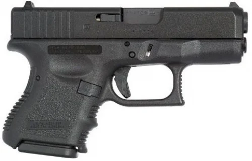 Glock G27 Gen3 Subcompact 40 S&W Pistol - 9 Rounds | 3.42" Barrel | Polymer Grips | Blue/Black | Glock Fixed Rear Sights