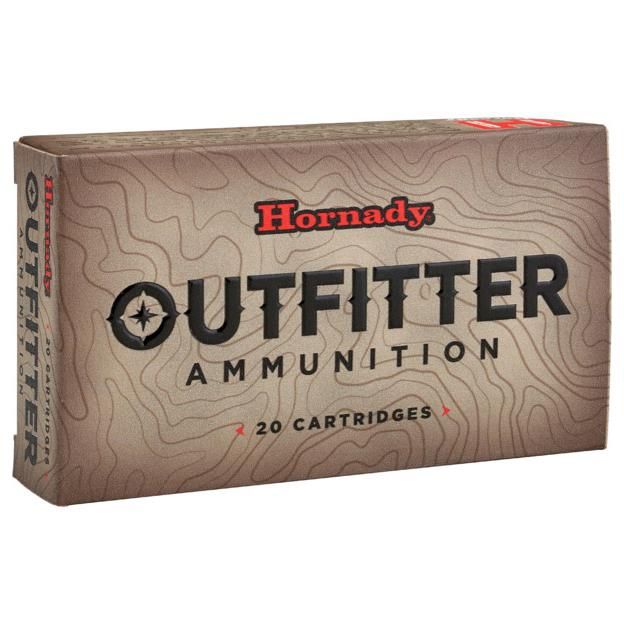 Hornady Outfitter Rifle Ammo 308 Win. 165 gr. CX OTF 20 rd. - Brass Casing