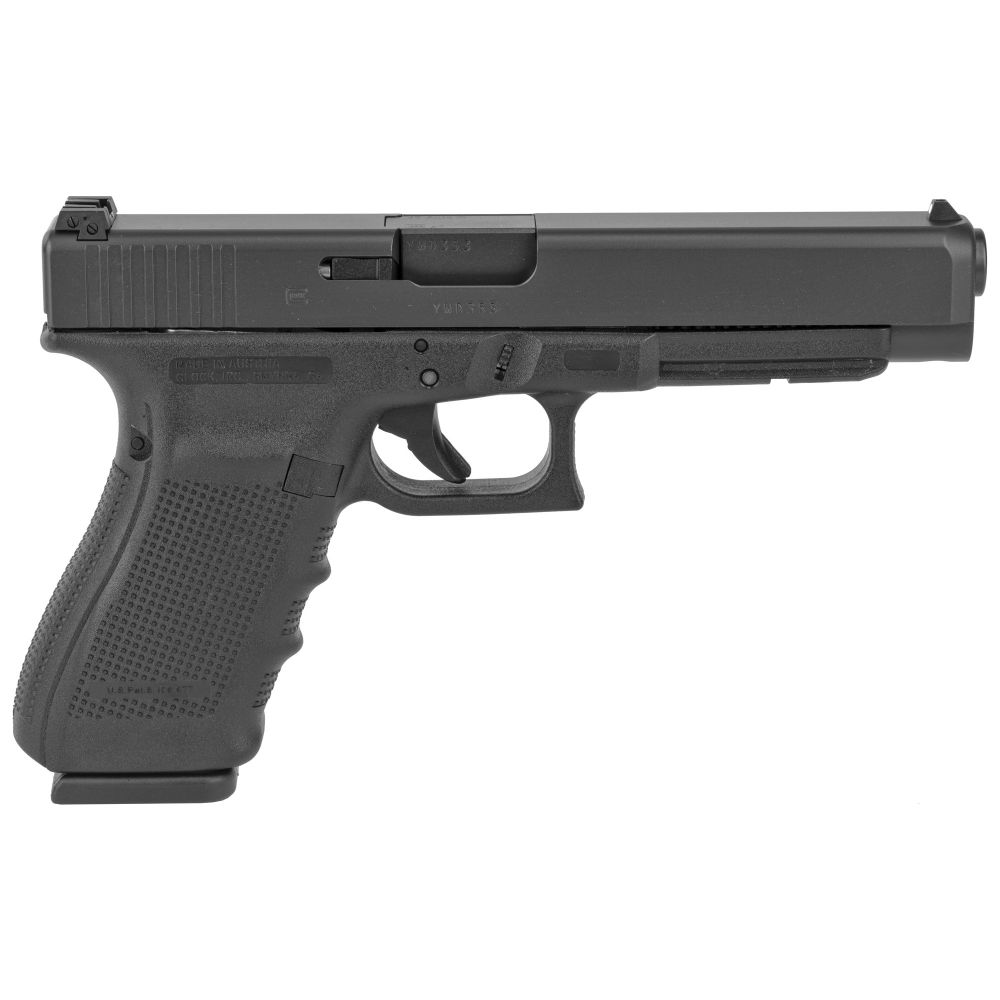 Glock G41 Gen4 Competition .45 ACP Semi Auto Pistol - 13+1 Rounds | 5.31" Barrel | Polymer Grips | Blue/Black | Glock Fixed Rear Sights