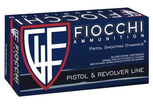 Fiocchi Defense Dynamics 40S&W 180gr Jacketed Hollow Point 50 Per Box/20 Case - Brass Casing