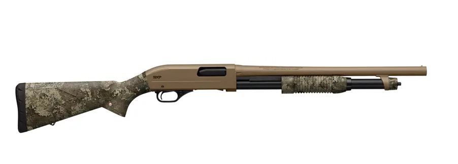 Winchester SXP Defender - TrueTimber Strata Flat Dark Earth 20/18 3" - 5 Rounds | 18" Barrel | 3" Chamber | TrueTimber® Strata Stock | FDE/Tan