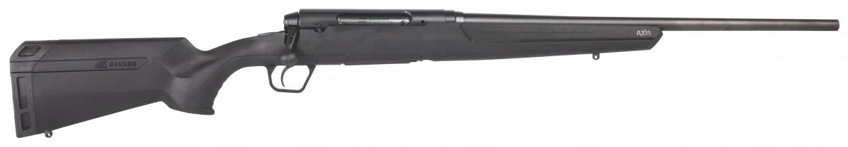 Savage Arms Axis Compact 6.5mm Creedmoor Bolt Action Rifle - 4+1 Rounds | 20" Barrel | Black Stock | Synthetic | Blue/Black