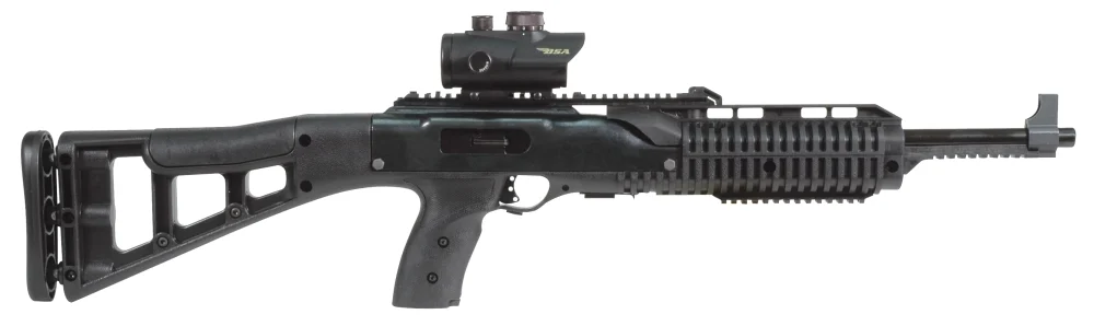Hi-Point Carbine .40 S&W Semi Auto Rifle - 10 Rounds | 17.5" Barrel | Skeleton Stock | Synthetic | Blue/Black