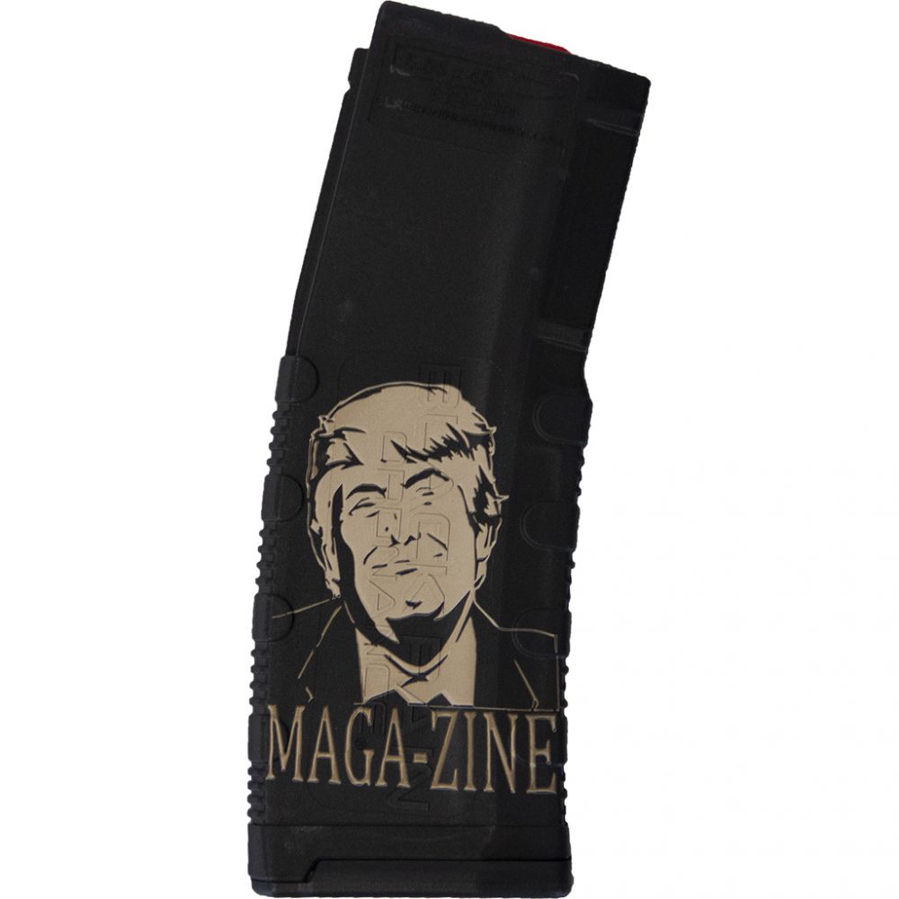 Black Rain Ordnance Lasered AR15 Magazine Trump MAGA-zine 30 rd. - 223 Remington/5.56 NATO Caliber | Aftermarket Origin