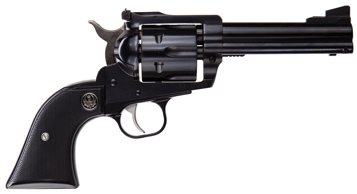 Ruger Blackhawk 357 Magnum Revolver - 6 Rounds | 4.62" Barrel | Polymer Grips | Blue/Black | Adjustable Sights