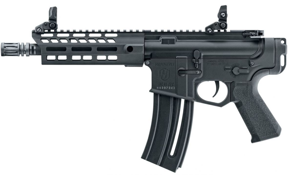Walther Arms Hammerli TAC R1C Pistol .22LR 20+1 - 20+1 Rounds | 9" Barrel | Blue/Black