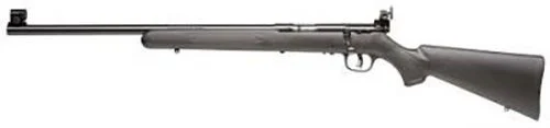 Savage Arms Mark II FVT .22 LR 5+1 Cap 21" Matte Blued Rec/Barrel Matte Black Stock with AccuTrigger Left Hand - 5+1 Rounds | 21" Barrel | Black Synthetic Stock | Synthetic | Blue/Black