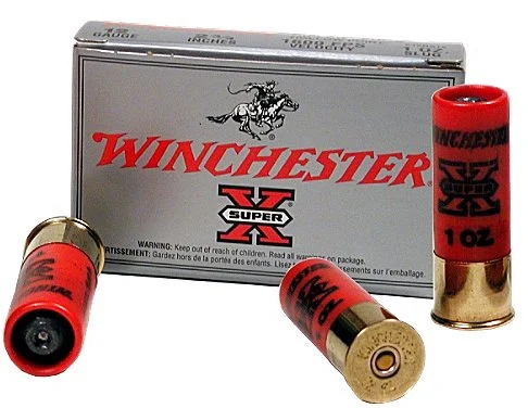 Winchester Super X Lead Rifled Slug 12 Gauge Ammo 3" 5 Round Box - Brass Casing