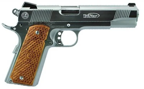 Tristar Arms American Classic II 1911 Chrome/Wood 9mm Pistol - 9 Rounds