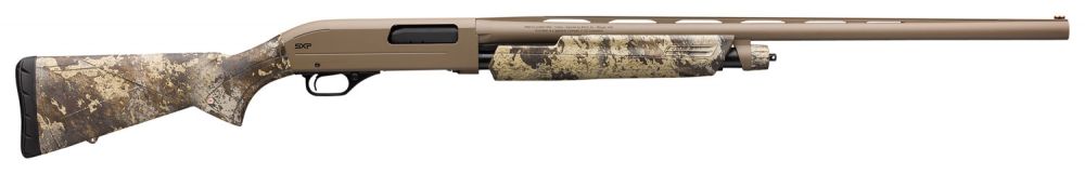 Winchester SXP Hybrid Hunter TrueTimber Prairie 26" 12 Gauge Shotgun - 4 Rounds | 26" Barrel | 3.5" Chamber | True Timber Prairie Stock | FDE/Tan