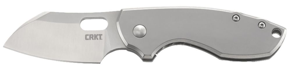 Columbia River Pilar 2.40" Plain Satin 8Cr13MoV SS Steel Bead Blasted Handle Folding