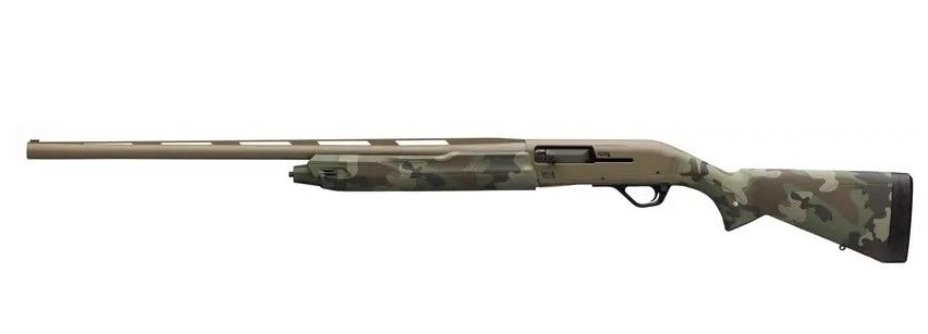 Winchester SX4 Hybrid Left Hand 12GA 29" Woodland - 4 Rounds | 26" Barrel | 3.5" Chamber | Camo Stock | Synthetic | FDE/Tan