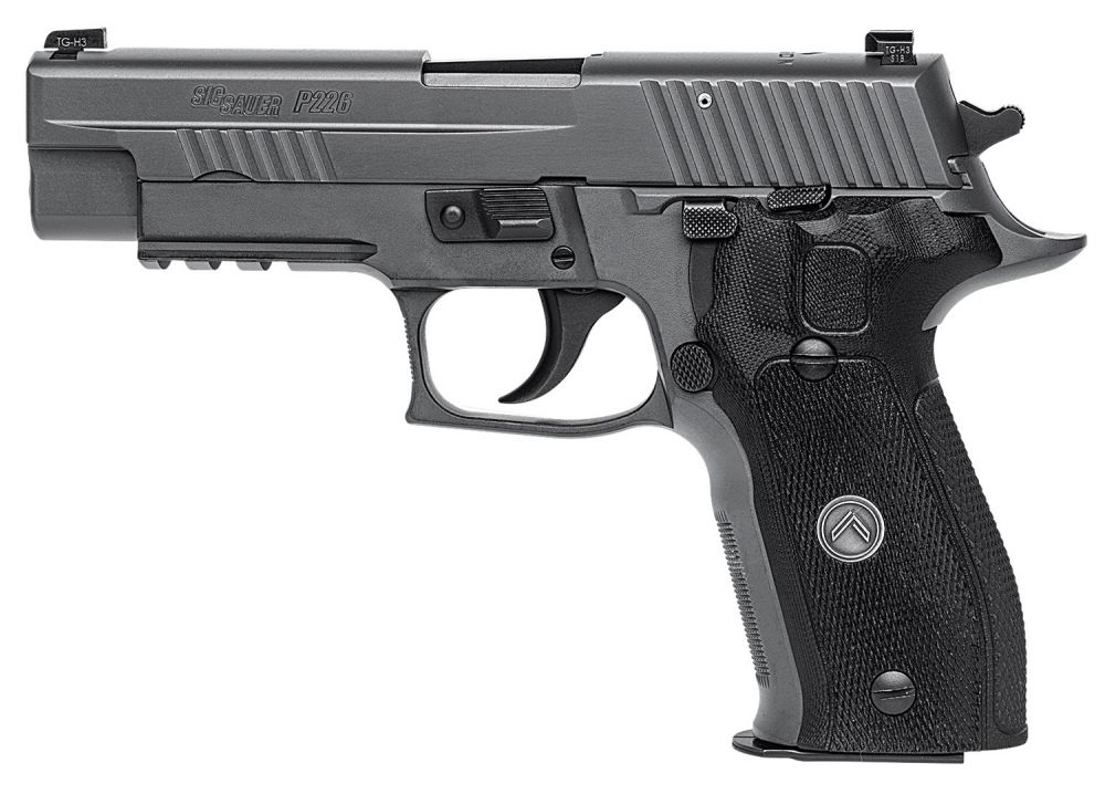 Sig Sauer P226 Full Size Legion Single/Double Action 9mm 4.4" 10+1 Black G10 Grip Gray - 10+1 Rounds | 4.4" Barrel | Composite Grips | Gray | Night Sights