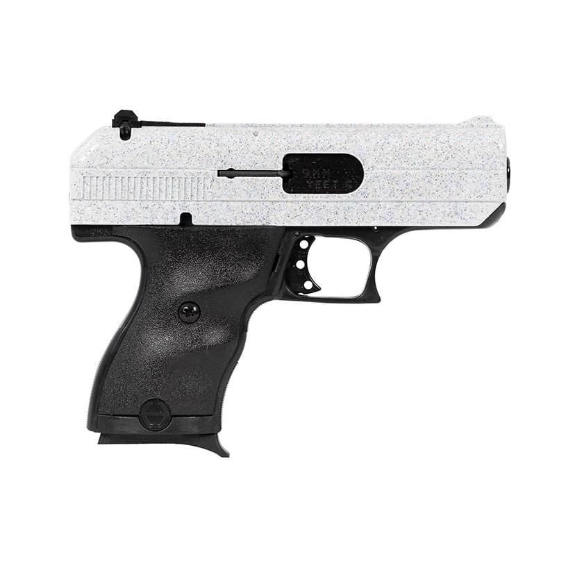 HiPoint C-9 White Sparkle 9mm Semi Auto Pistol - 8 Rounds