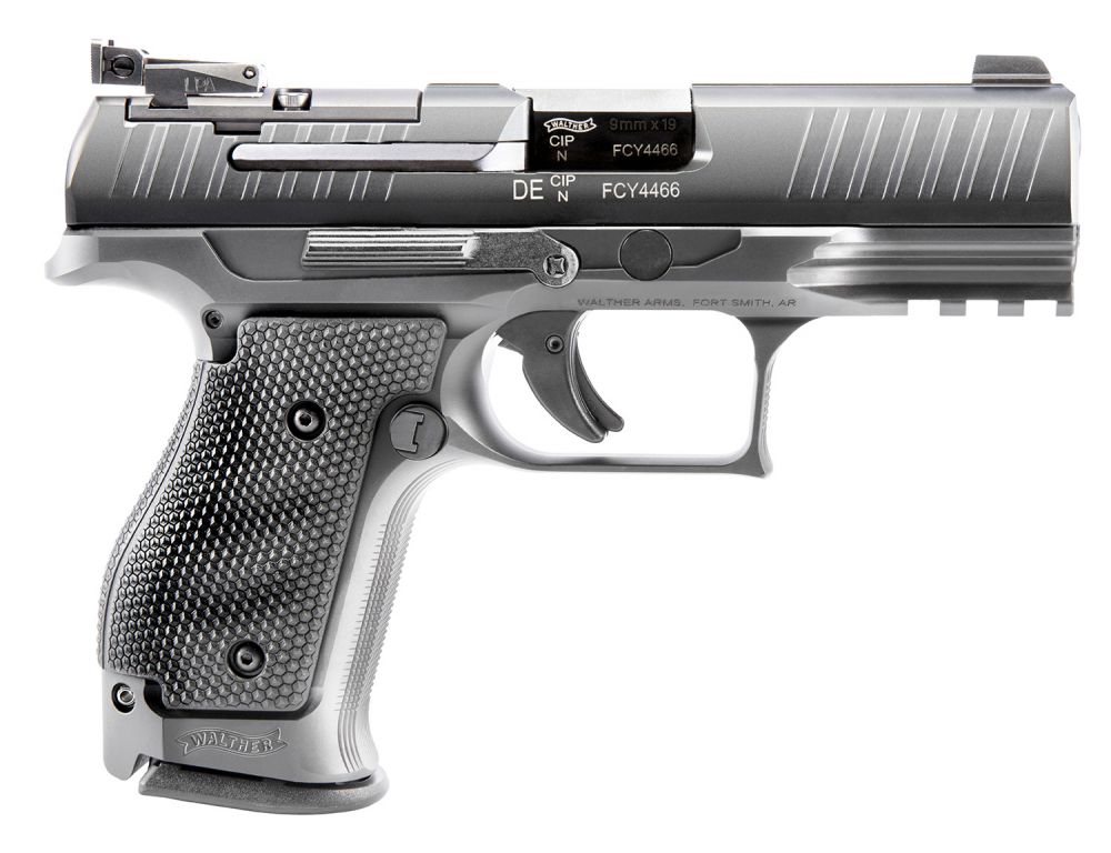 Walther Arms PPQ Q4 Tactical 9mm Pistol - 15+1 Rounds | 4" Barrel | Blue/Black