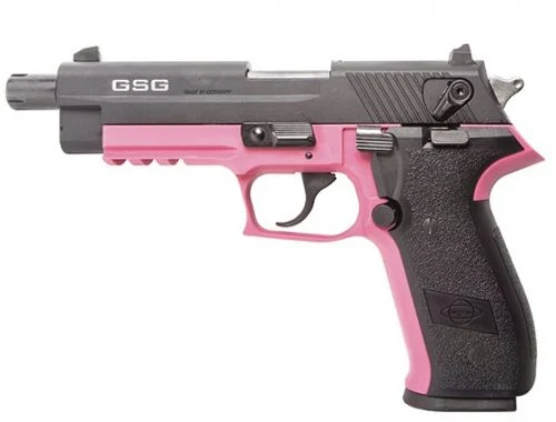 American Tactical Imports GSG FIREFLY HGA .22 LR4 Threaded Barrel PINK 10RD - 10 Rounds | 4" Barrel | Polymer Grips