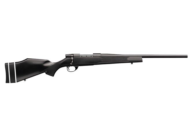Weatherby Vanguard Synthetic Compact 308 Winchester Bolt Action Rifle - 5+1 Rounds | 20" Barrel | Black Synthetic Stock | Blue/Black