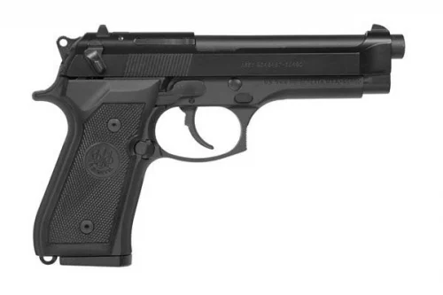 Beretta M9 Commercial 9mm Pistol - 15+1 Rounds | 4.9" Barrel | Polymer Grips | Blue/Black | 3-Dot Sights