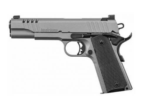 Auto-Ordnance 1911-A1 45 ACP 5" Fixed Sights Savage Silver Cerakote 7+1 - 7+1 Rounds | 5" Barrel | Rubber Grips | Stainless/Silver
