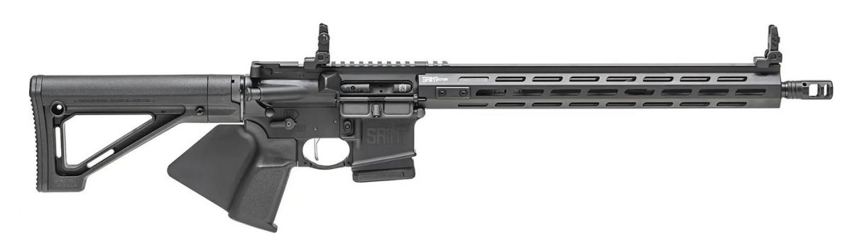 Springfield Armory Saint Victor CA Compliant 223 Remington/5.56 NATO AR15 Semi Auto Rifle - 10 Rounds | 16" Barrel | Blue/Black