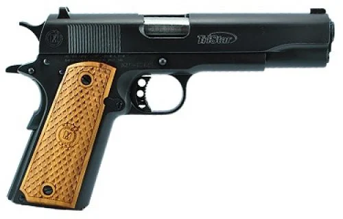 Tristar Arms American Classic Commander 1911 Blued/Wood 5" 45 ACP Pistol - 8+1 Rounds | 5" Barrel | Wood Grips | Blue/Black