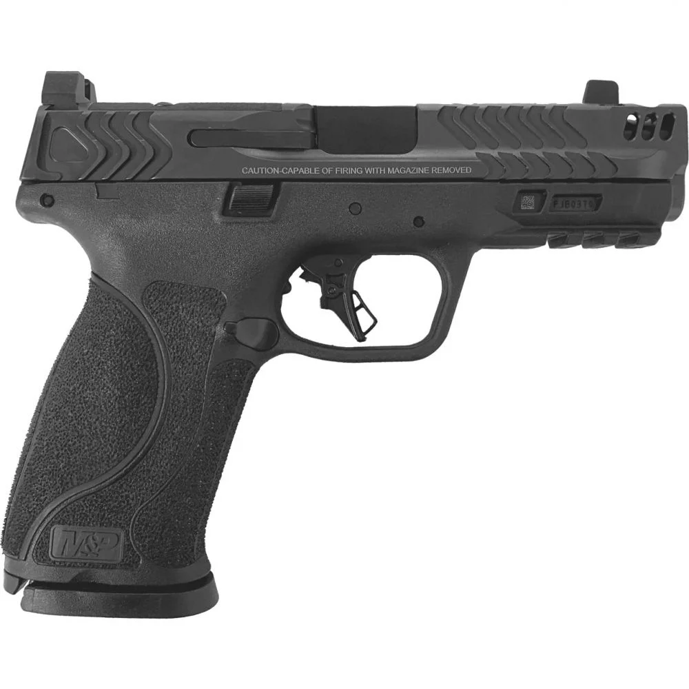 Smith & Wesson M&P9 M2.0 Carry Comp 9mm Semi Auto Pistol - 17+1 Rounds | 4.2" Barrel | Polymer Grips | Black