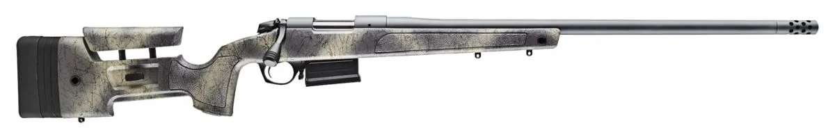 Bergara B-14 HMR Wilderness 300 Winchester Magnum Bolt Action Rifle - 5+1 Rounds | 26" Barrel | Synthetic Stock | Gray