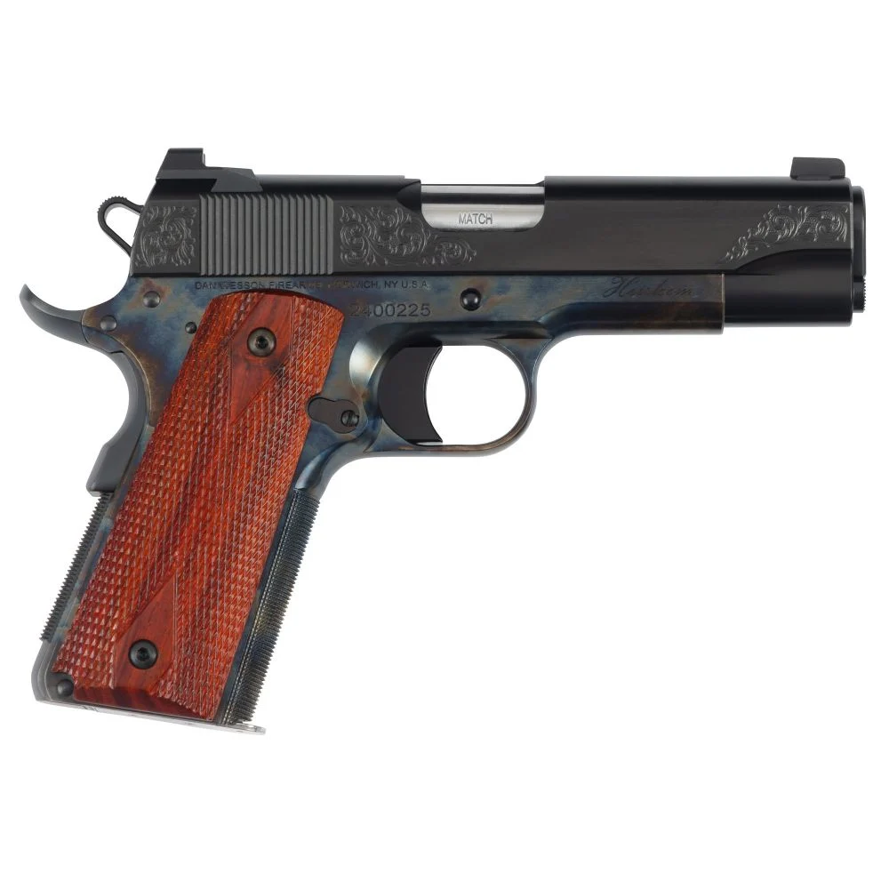 CZ Dan Wesson Heirloom 1911 45 ACP Semi Auto Pistol - 8+1 Rounds | 4.25" Barrel | Wood Grips | Color Case Hardened