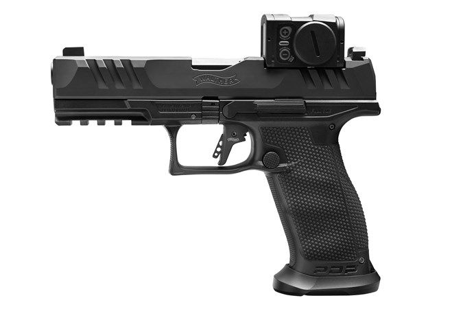 Walther Arms PDP PRO 9mm Semi Auto Pistol - 18+1 Rounds | 4.5" Barrel | Blue/Black | Adjustable Sights