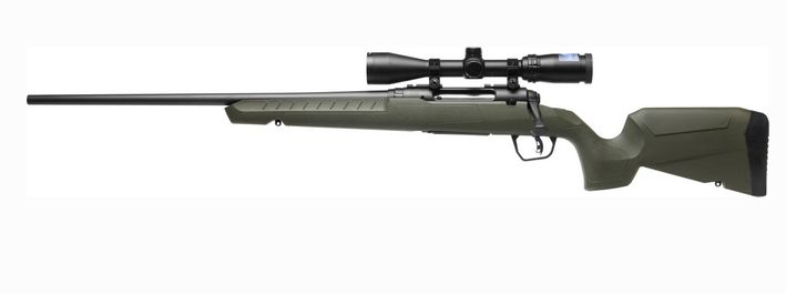 Savage Axis 2 XP Combo Green Compact Left Hand 7MM-08 - 4+1 Rounds | 20" Barrel | Green Stock | Synthetic | Blue/Black