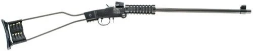 Chiappa Firearms Little Badger Single Round Break Open 17 Hornady Magnum - 1 Round | 16.5" Barrel | Skeletonized Stock | Synthetic | Blue/Black