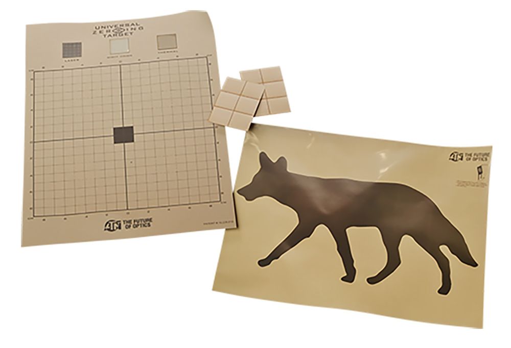 ATN Thermal Zero Training Kit Coyote 30" x 24" 2 Targets