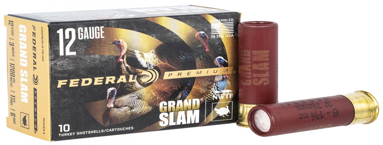 Federal Grand Slam Premium Turkey 12 GA 3" 1 3/4 oz 6 Round 10 Bx/ 50 Cs