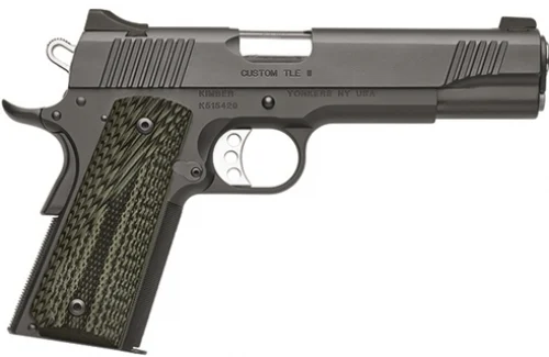 Kimber 1911 Custom TLE II 45 ACP Pistol - 7 Rounds | 5" Barrel | Composite Grips | Blue/Black