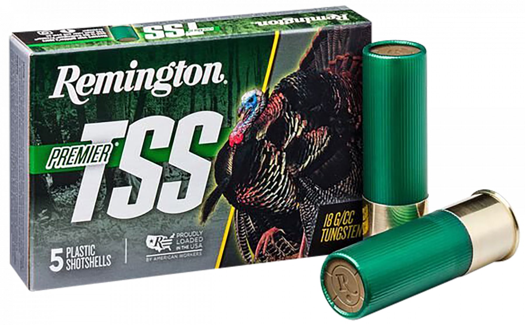 Remington Ammunition 28043 Premier TSS 12 Gauge 3" 1 3/4 oz 1200 fps Tungsten 7 Shot 5 Bx/10 Cs
