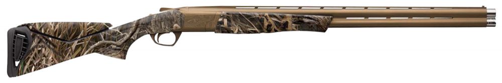 Browning Cynergy Wicked Wing 12 GA 26" 2 3.5" Burnt Bronze Cerakote Mossy Oak Shadow Grass Habitat Fixed w/Adjustab - 2 Rounds | 26" Barrel | 3.5" Chamber | Mossy Oak Shadow Grass Blades Stock | Synthetic | FDE/Tan
