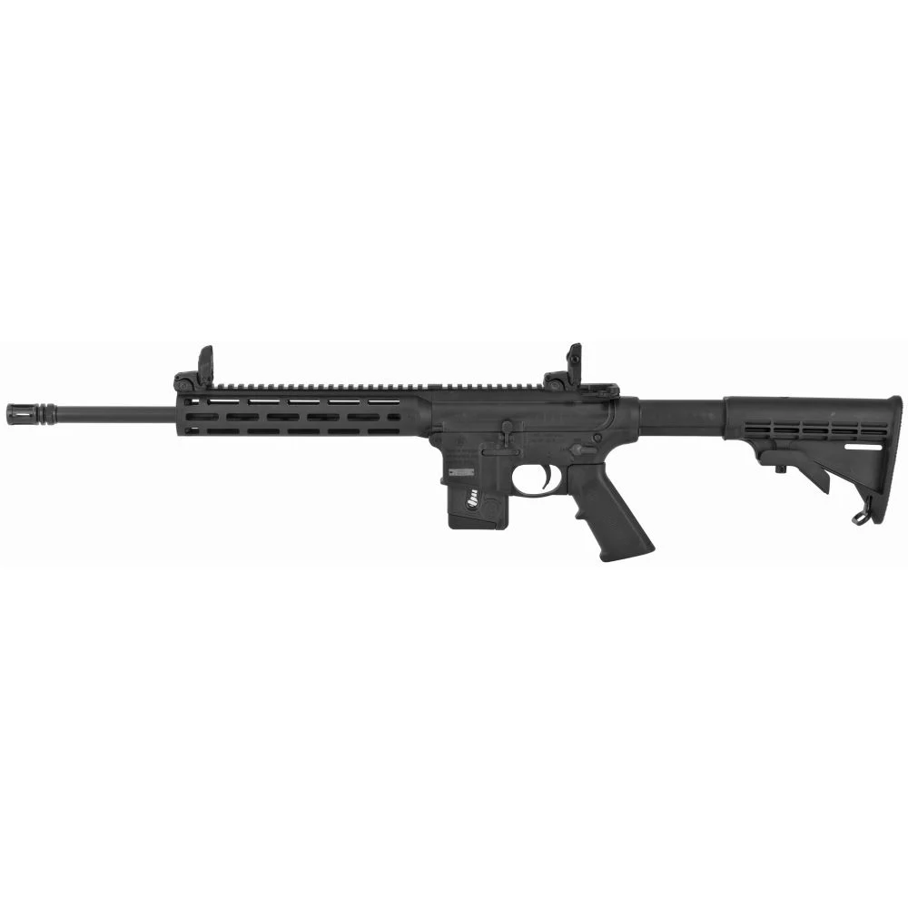 Smith & Wesson M&P15-22 Sport 22 Long Rifle Semi Auto Rifle - 10+1 Rounds | 16" Barrel | 6-Position Black Stock | Synthetic | Blue/Black